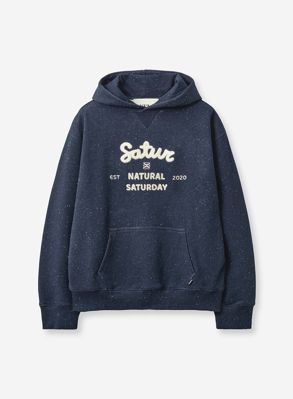 SATUR 彩點紗連帽長袖上衣 (U) Nep Hoodie
